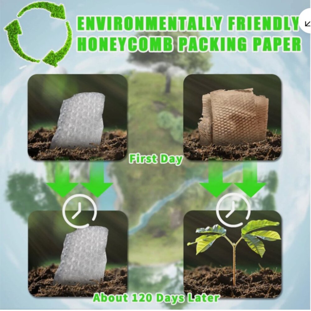 Honeycomb Packing Paper 12"X230' Eco Friendly Packing Paper for Moving - Picture 10 of 14